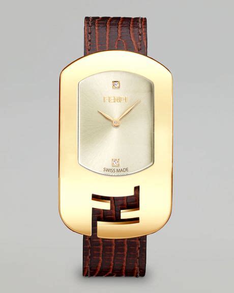 fendi chameleon watch yellow|Fendi Chameleon Yellow Goldtone Watch, Red .